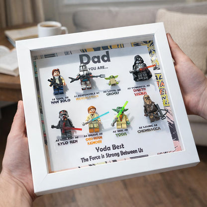 Personalized Star Wars Minifigure Frame Best Gift for Dad,Father's Day Gift