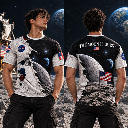 The Moon Is Ours AOP T-Shirt