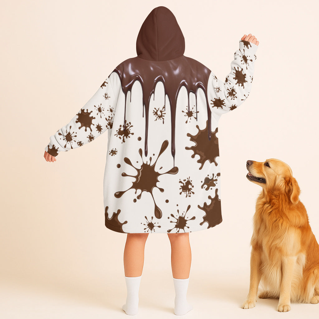 Just A Girl Who Loves Highland Cow Cute Personalized Custom Name Blanket Hoodie