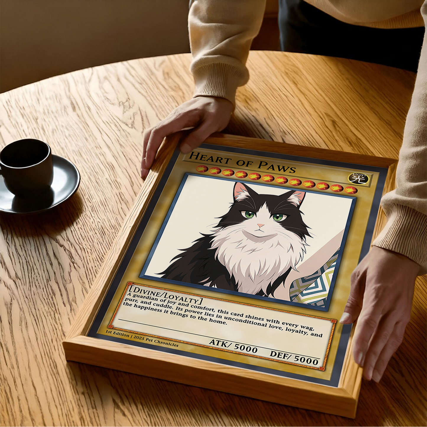 Personalized YGO Card Custom Photo Art Poster - Pet Edition