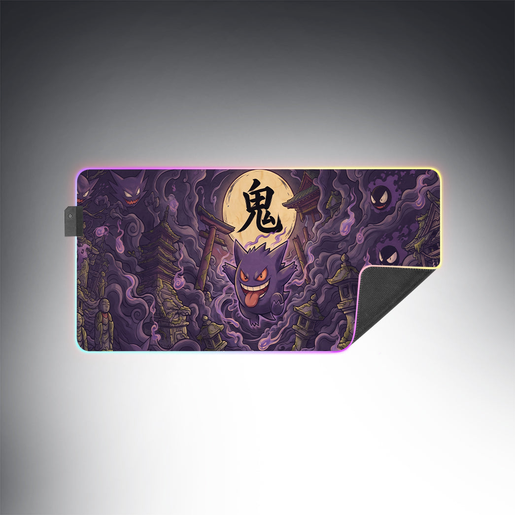PKM Gengar Kanji Led Mouse Pad
