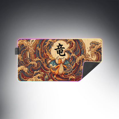 PKM Dragonite Kanji Led Mouse Pad