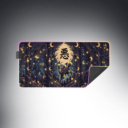 PKM Umbreon Kanji Led Mouse Pad