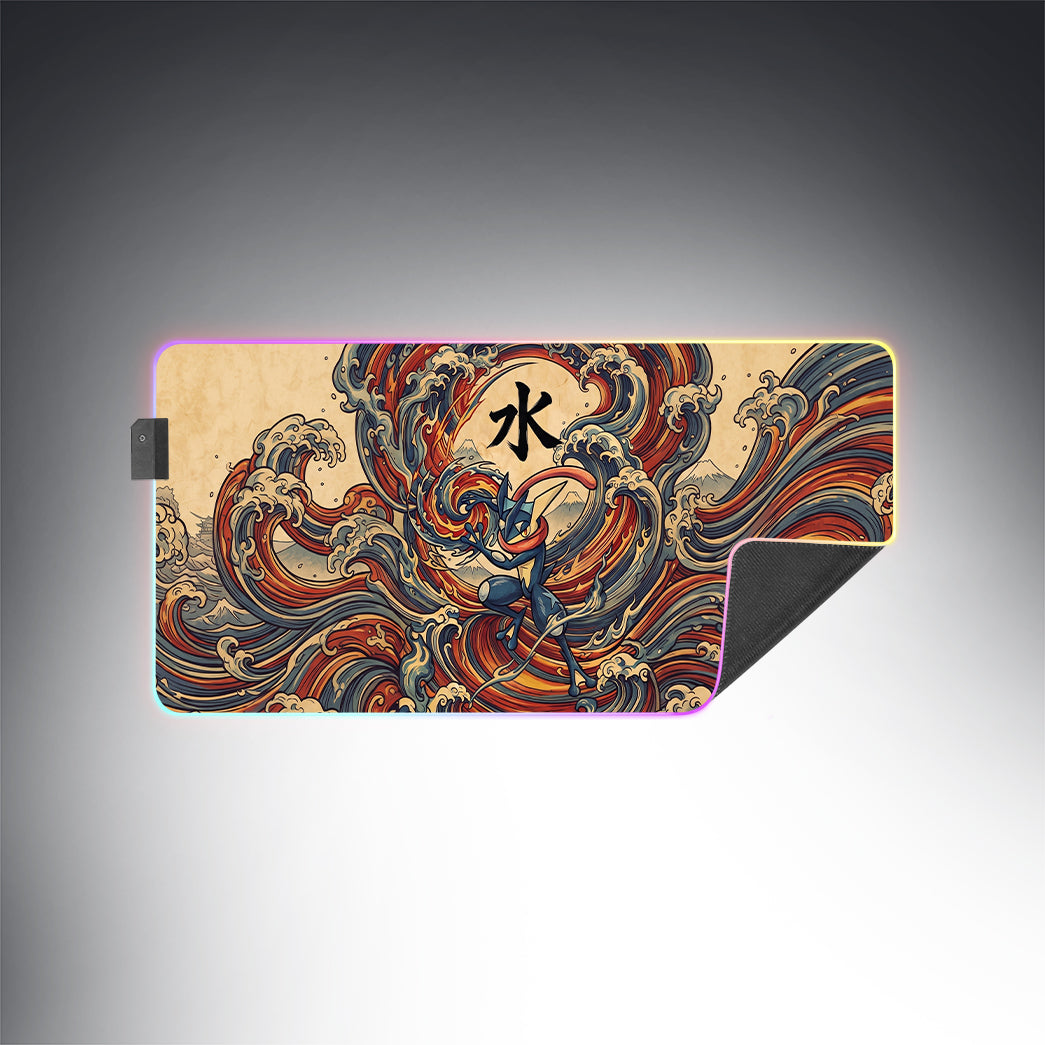 PKM Greninja Kanji Led Mouse Pad