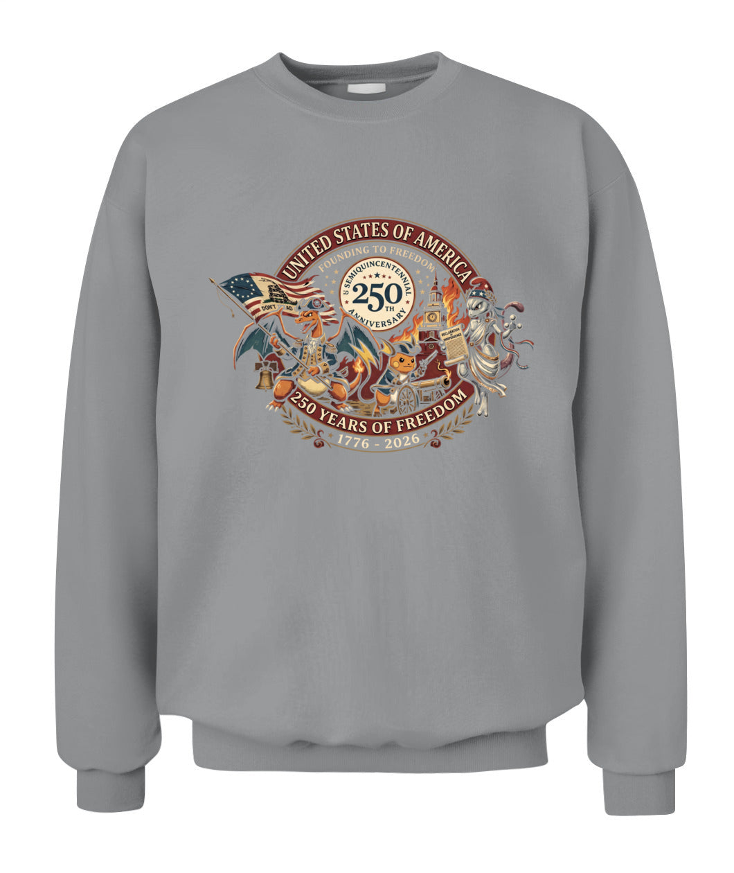 PKM Founding To Freedom 250 Years Of Freedom Graphic Apparel