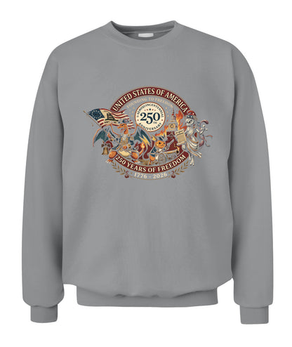 PKM Founding To Freedom 250 Years Of Freedom Graphic Apparel