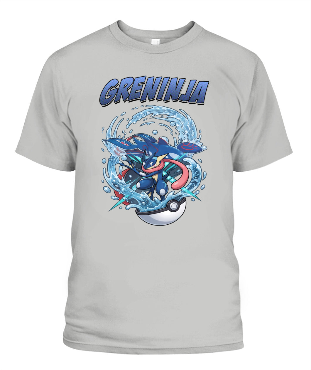 PKM Greninja Printed Graphic Sweatshirt T-Shirt