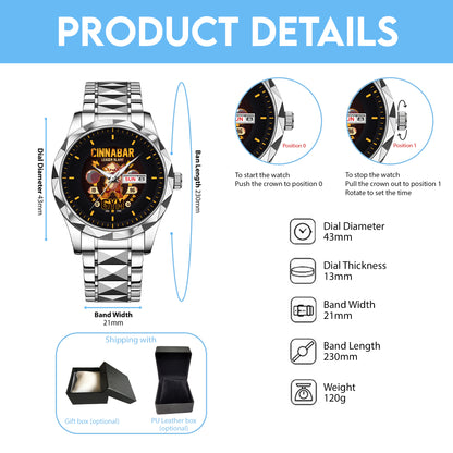 PKM Arcanine Cinnabar Gym Limited Edition Watch