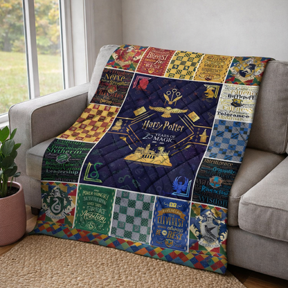 Harry Potter 25 Years of Magic Anniversary Quilt
