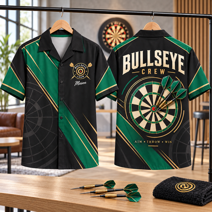 Custom Retro Darts Shirt | Personalized Team Name & Player Name
