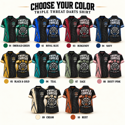 Custom Retro Darts Shirt | Personalized Team Name & Player Name
