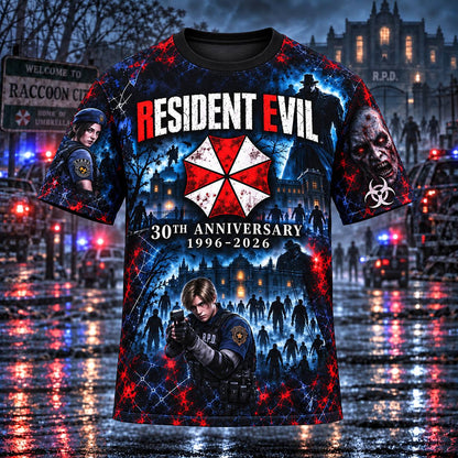 30th Anniversary RE AOP T-Shirt Sweatshirt Hoodie