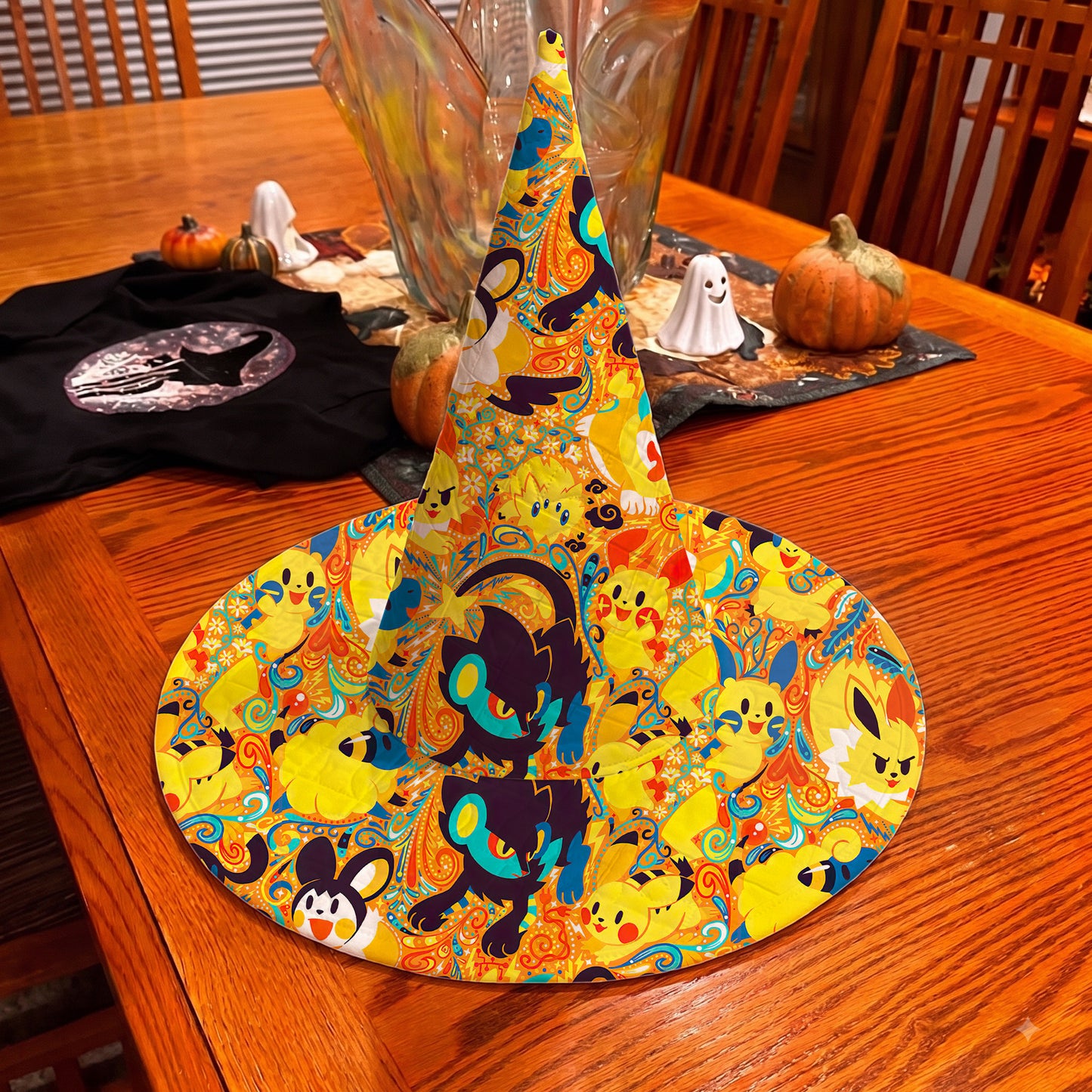 PKM Electric Type Custom Halloween Witch Hat