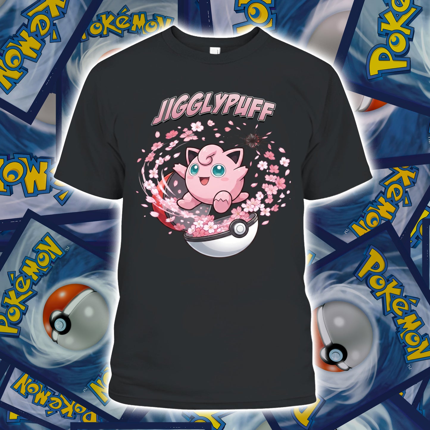 PKM Jigglypuff Printed Graphic Sweatshirt T-Shirt