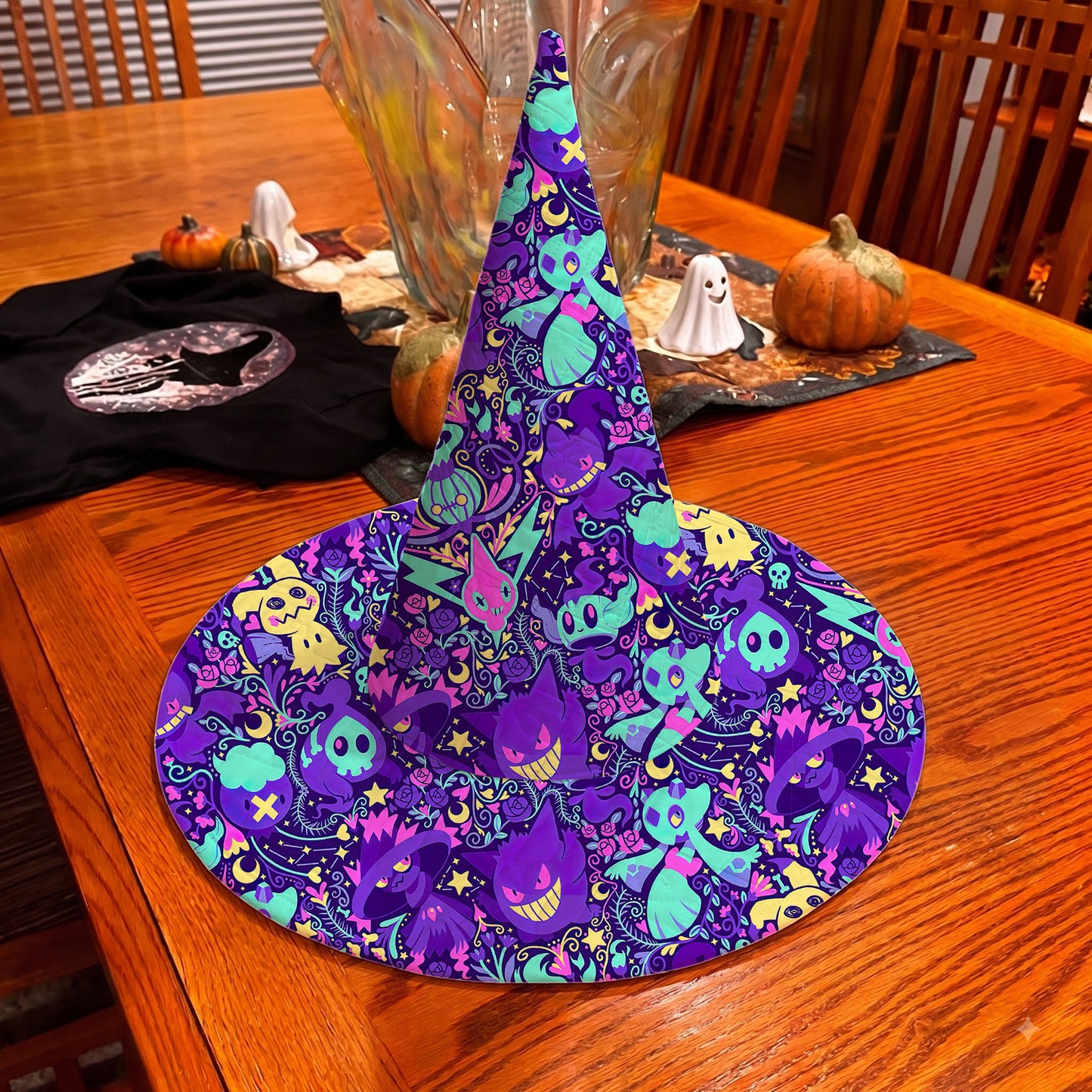 PKM Ghost Type Custom Halloween Witch Hat