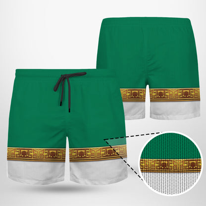 Green Power Rangers Zeo Custom Men Shorts