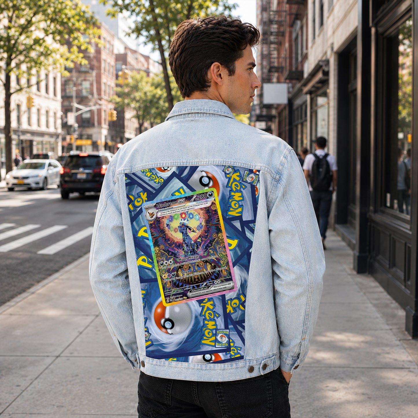 PKM Umbreon EX Custom Lightweight Denim Jacket
