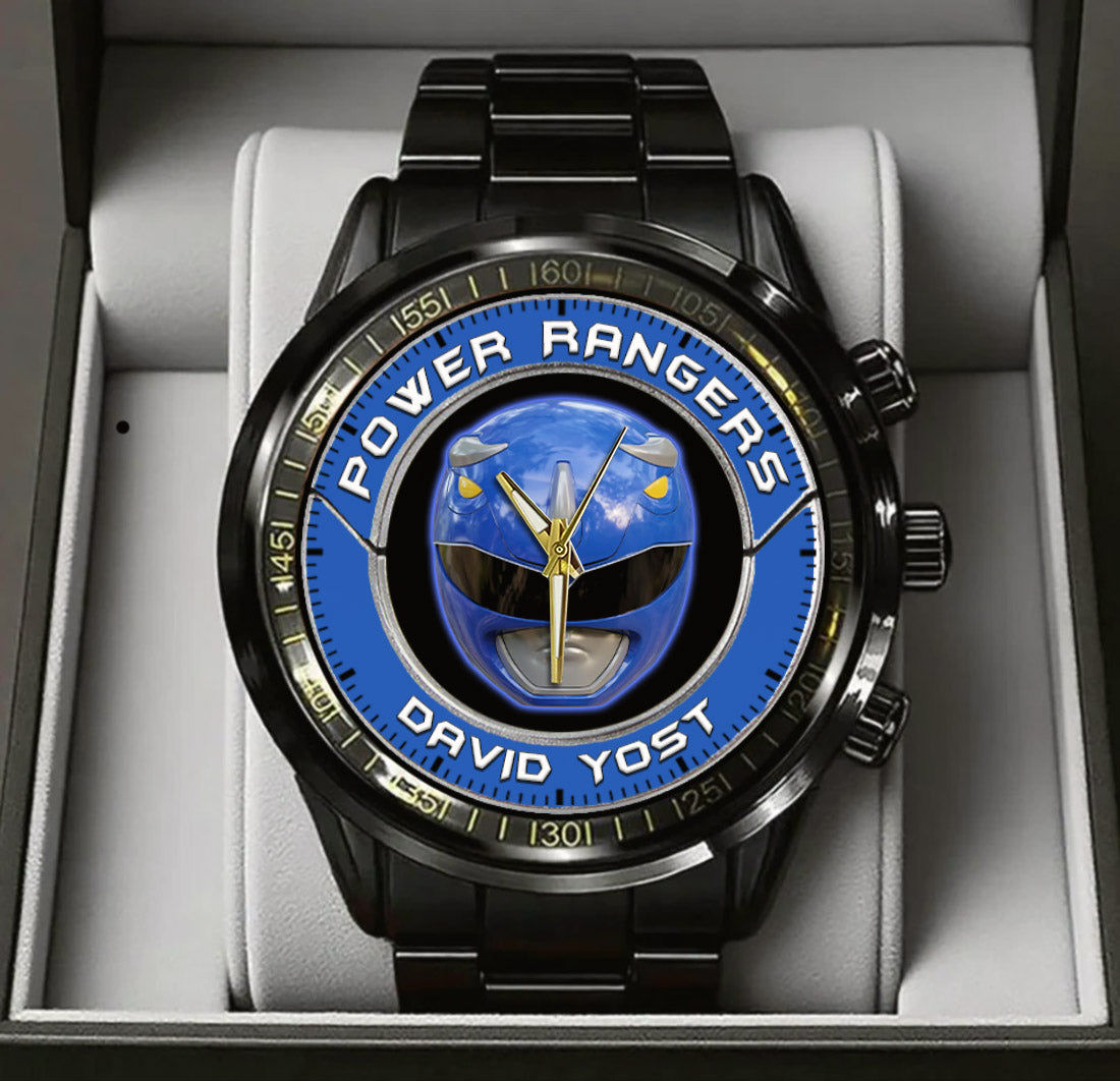 Power Ranger David Yost Stainless Steel Watch