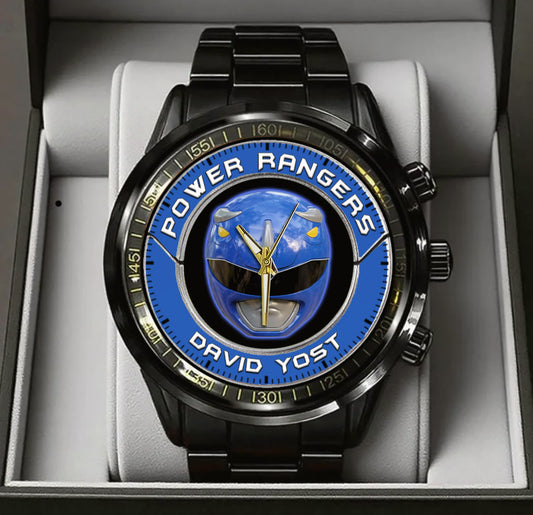 Power Ranger David Yost Stainless Steel Watch