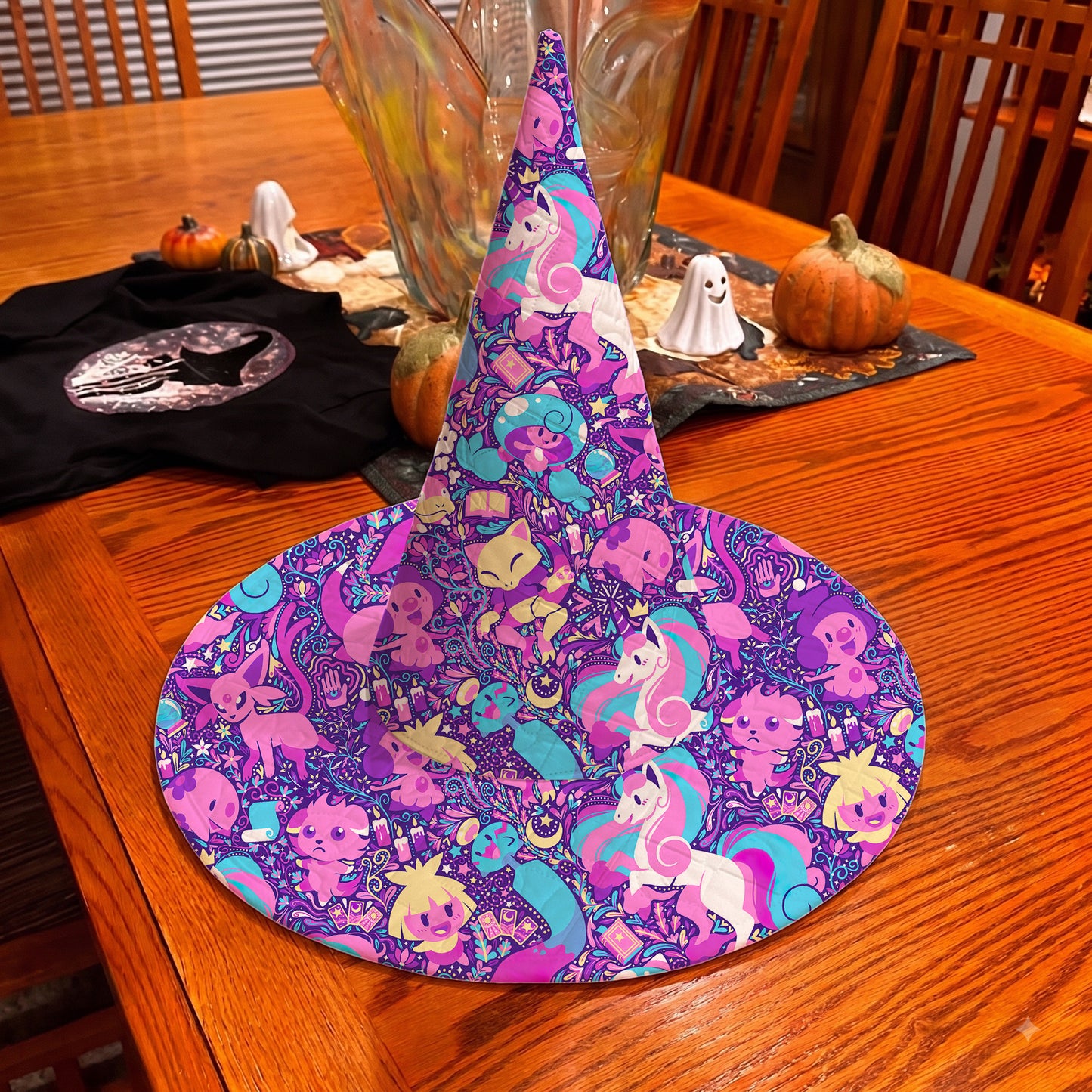 PKM Psychic Type Custom Halloween Witch Hat