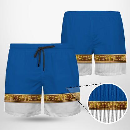 Blue Power Rangers Zeo Custom Men Shorts