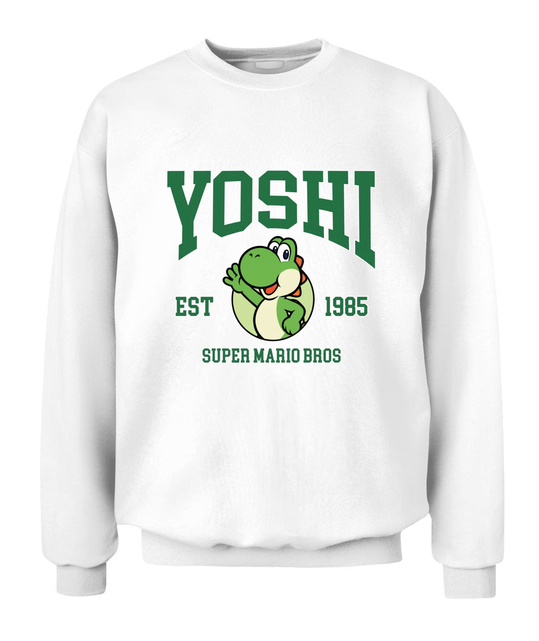 Classic Mario Yoshi Action 2-Side Printed Graphic Shirt