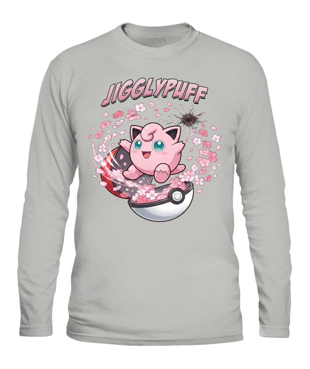 PKM Jigglypuff Printed Graphic Sweatshirt T-Shirt