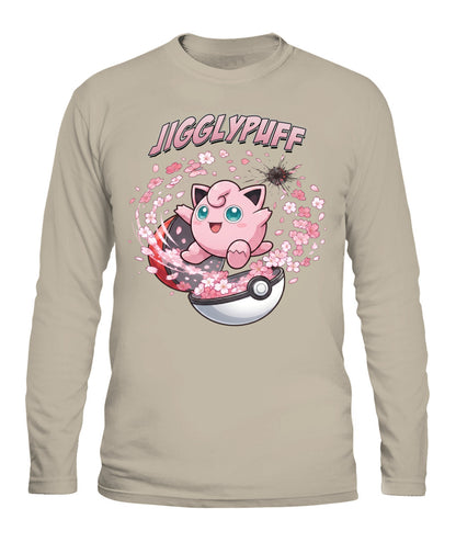 PKM Jigglypuff Printed Graphic Sweatshirt T-Shirt