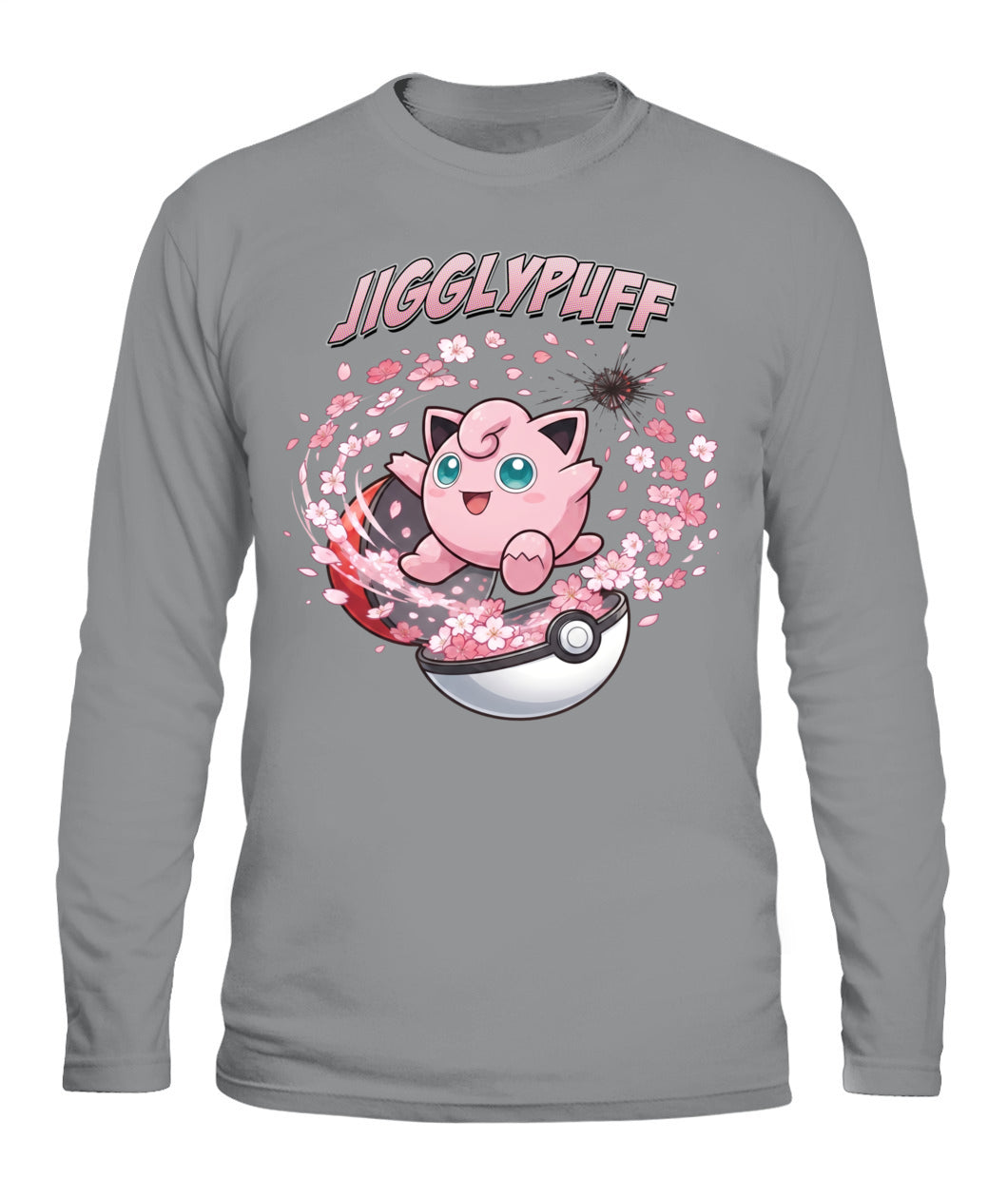 PKM Jigglypuff Printed Graphic Sweatshirt T-Shirt