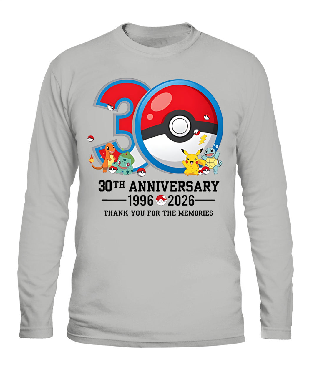 PKM 30th Anniversary Printed Graphic Sweatshirt T-Shirt