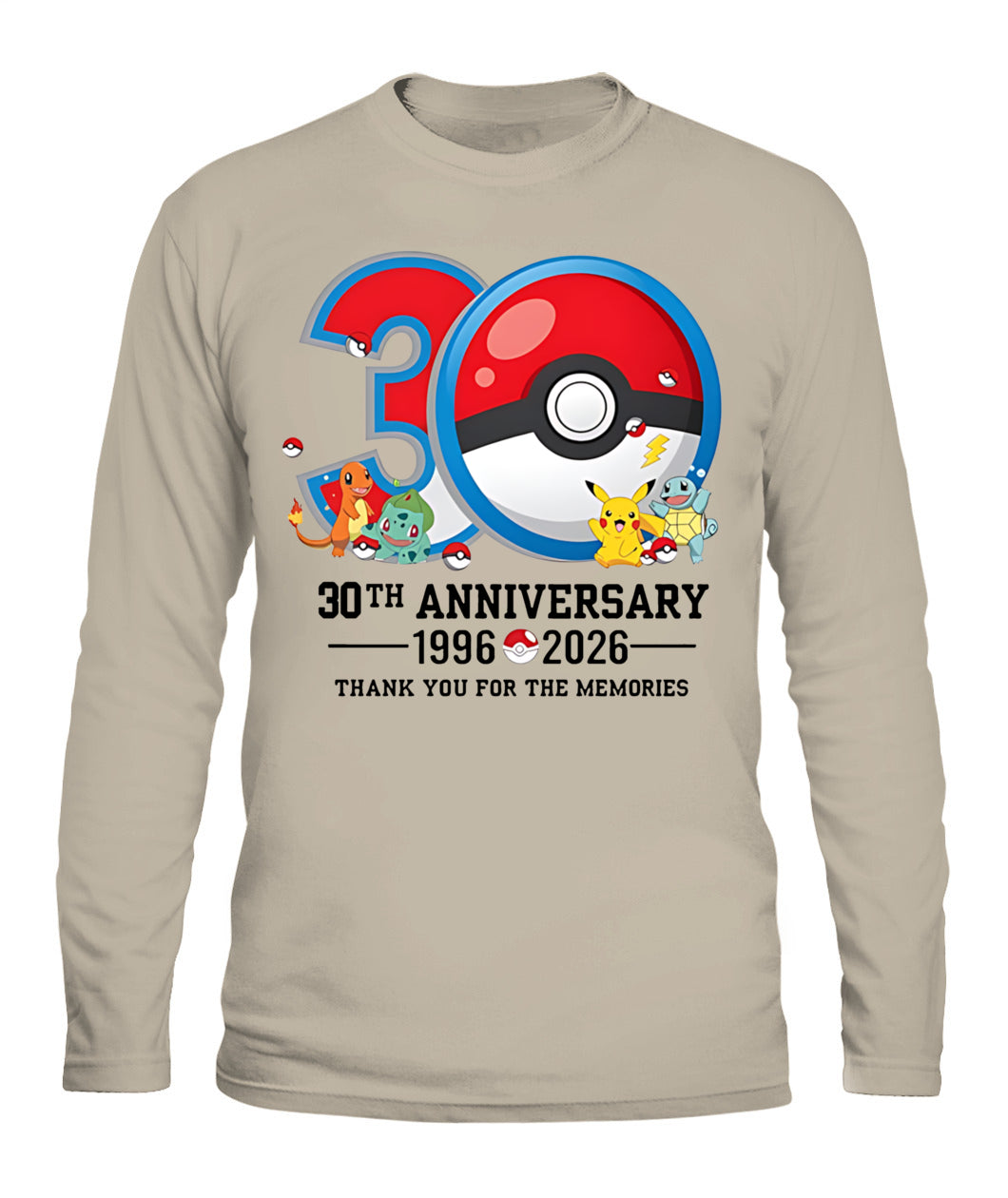 PKM 30th Anniversary Printed Graphic Sweatshirt T-Shirt