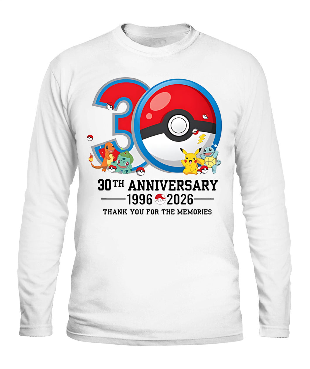 PKM 30th Anniversary Printed Graphic Sweatshirt T-Shirt