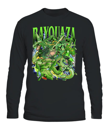 PKM Rayquaza Printed Graphic Sweatshirt T-Shirt