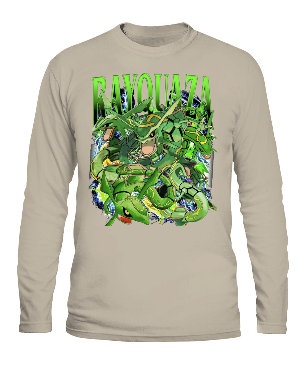 PKM Rayquaza Printed Graphic Sweatshirt T-Shirt