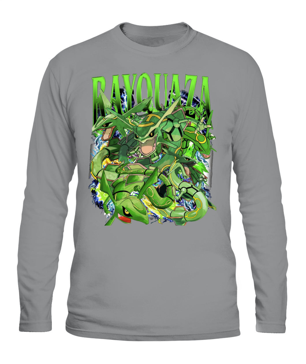 PKM Rayquaza Printed Graphic Sweatshirt T-Shirt