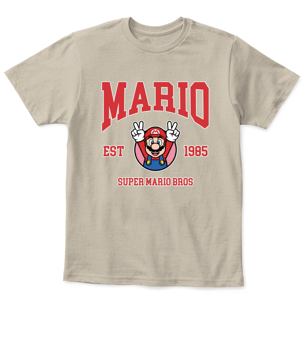 Classic Mario Action 2-Side Printed Graphic Shirt