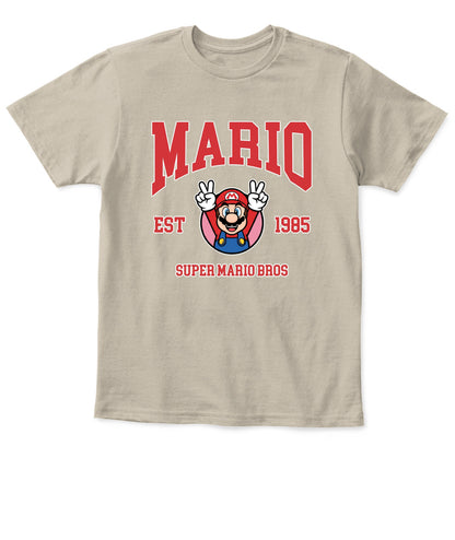 Classic Mario Action 2-Side Printed Graphic Shirt