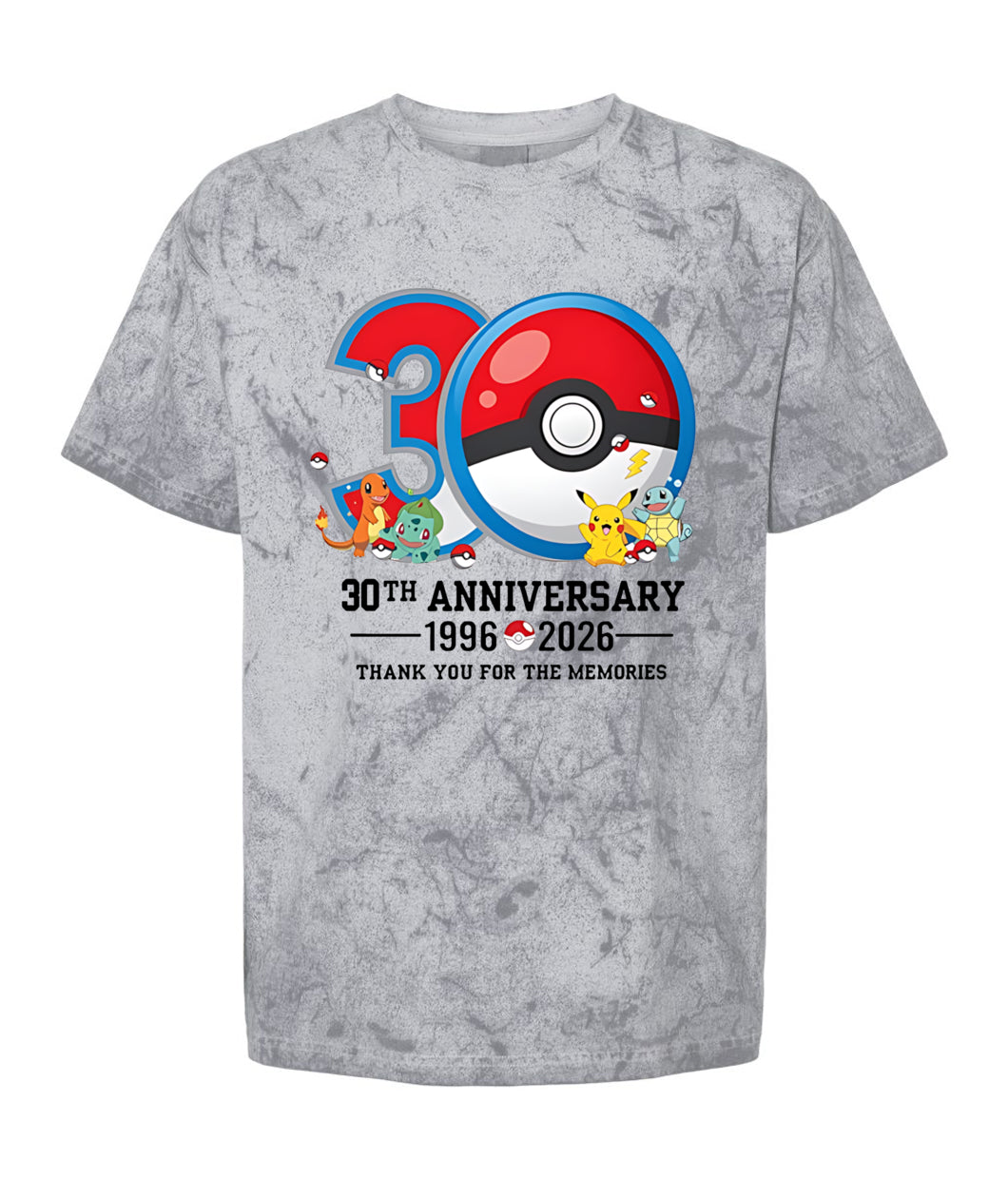 PKM 30th Anniversary Printed Graphic Sweatshirt T-Shirt