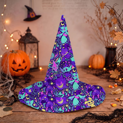 PKM Ghost Type Custom Halloween Witch Hat