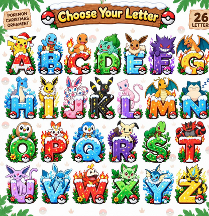 Personalized PKM Custom Name 2D Flat Acrylic Ornament