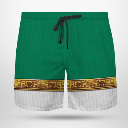 Green Power Rangers Zeo Custom Men Shorts