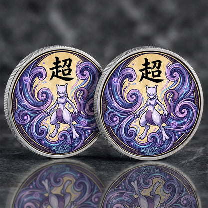PKM Mewtwo Kanji Commemorative Coin – Limited Edition Collector’s Coin