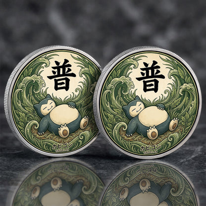 PKM Snorlax Kanji Commemorative Coin – Limited Edition Collector’s Coin