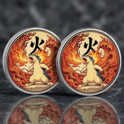 PKM Typhlosion Kanji Commemorative Coin – Limited Edition Collector’s Coin
