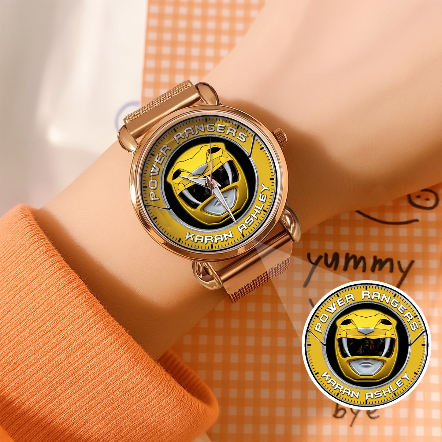 Power Ranger Karan Ashley Stainless Steel Watch