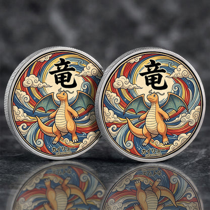 PKM Dragonite Kanji Commemorative Coin – Limited Edition Collector’s Coin