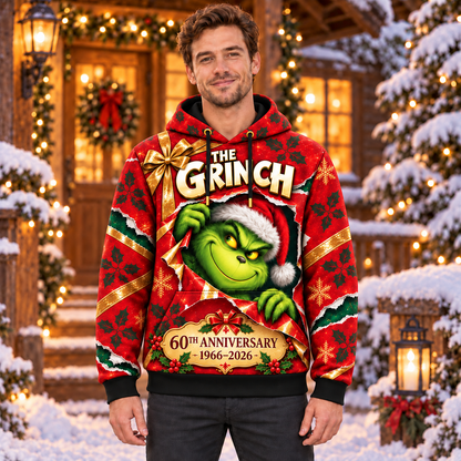 Christmas 60th Anniversary AOP T-Shirt Sweatshirt Hoodie