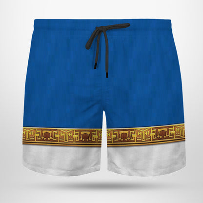 Blue Power Rangers Zeo Custom Men Shorts