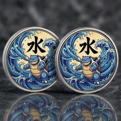 PKM Blastoise Kanji  Commemorative Coin – Limited Edition Collector’s Coin