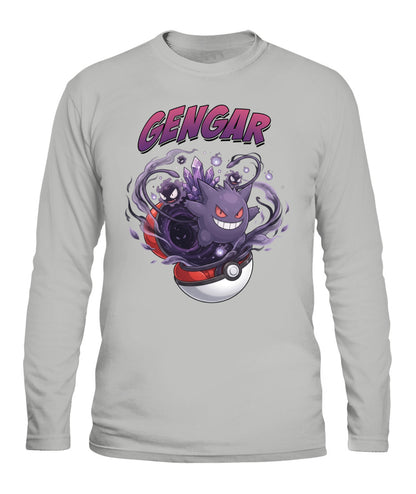 PKM Gengar Printed Graphic Sweatshirt T-Shirt